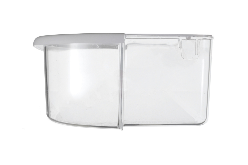 WPW10289489 - Genuine OEM Whirlpool Refrigerator Door Shelf Bin, Clear/White